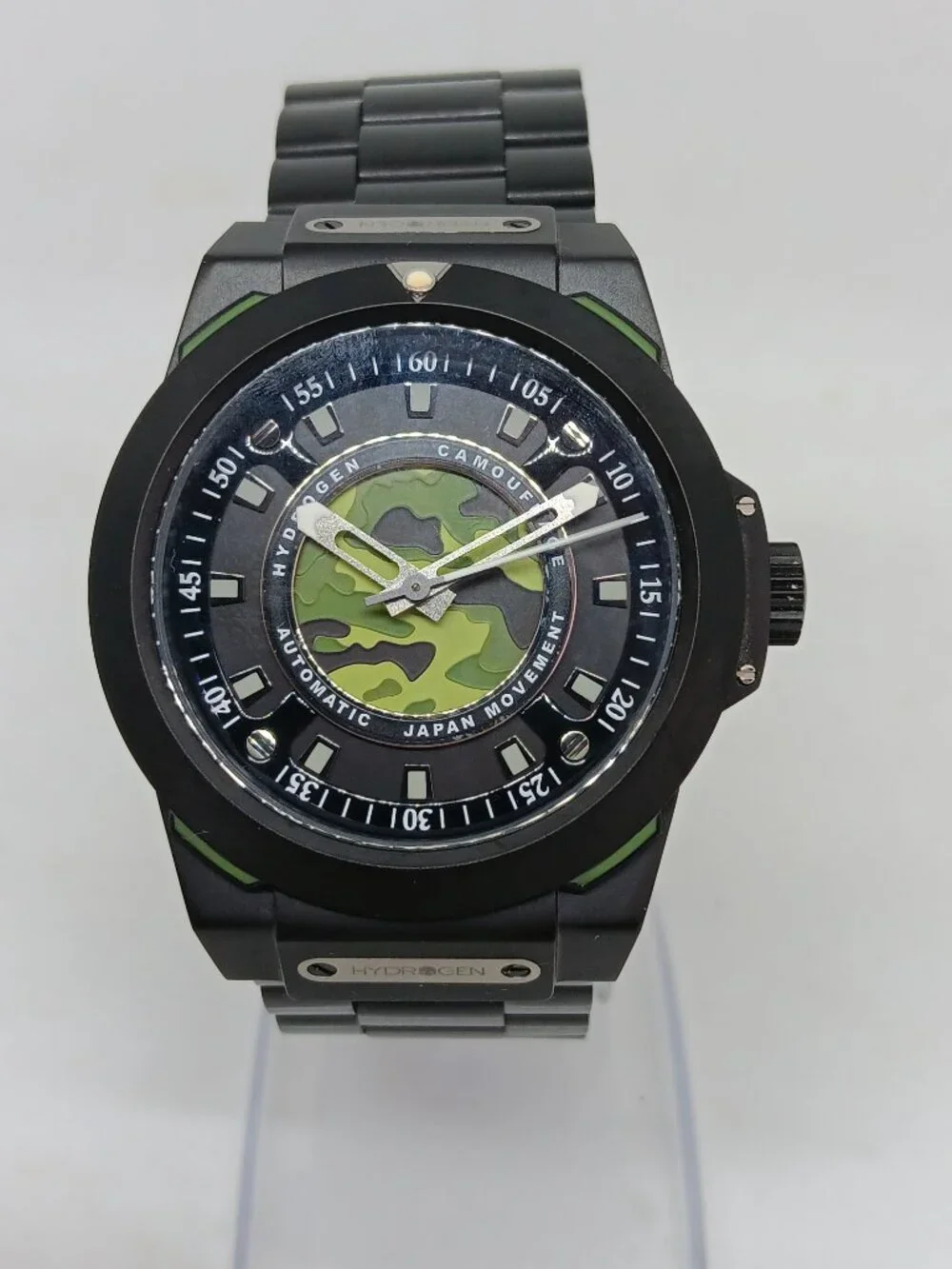 Hydrogen Sportivo Camo HW324209 Men's 42mm Automatic [NH38A] Black S/Steel Watch